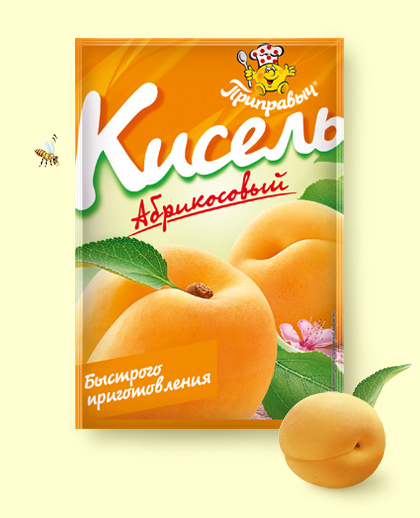 Кисель Абрикосовый 110г*25шт Приправыч